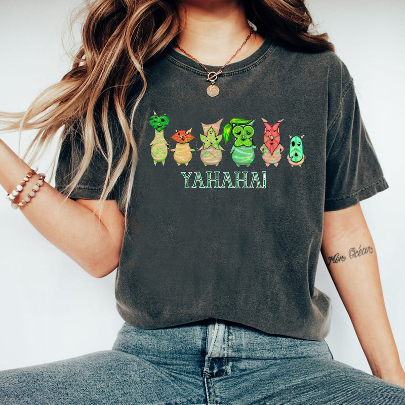 Korok Classic T-Shirt, Zelda Korok Shirt, Lineart Korok Shirt, Tri Force Shirt, Hylian T-Shirt, Korok Zelda Plant Shirt, Flora Of Hyrule Tee - 1.jpg