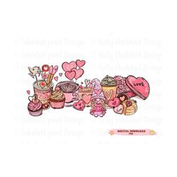 valentine coffee lover png latte iced stars coffee digital download sublimation design hand drawn  gift shirt png files