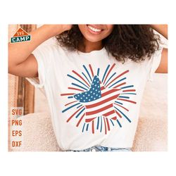 fourth of july svg, 4th of july svg, firework star shirt , american girls svg, patriotic svg, independence day svg, 4th