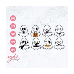 ghosts svg | cute ghost bundle svg | halloween svg | halloween png | ghost png | ghost png | halloween bundle svg | hall