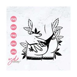 sexy butt svg | stoner girl butt svg | sexy weed svg| 420 svg | smoking weed clipart | rasta dope chick | stoner svg | s