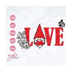 love svg | valentines day svg | valentine gnome svg | gnome svg | love gnome svg | valentine design | valentine cliparts