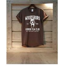 woodsboro horror club vintage tee, horror movie scream t shirt, scream t-shirt, halloween movie t shirt gift for men wom
