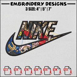 nike one piece embroidery design, one piece embroidery,nike design, anime embroidery, embroidery shirt, digital download
