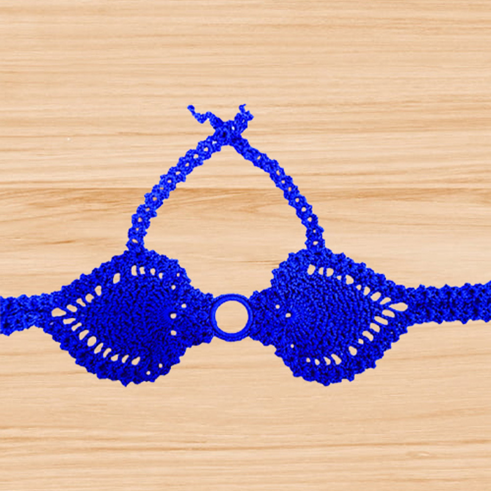 A crochet bra pattern