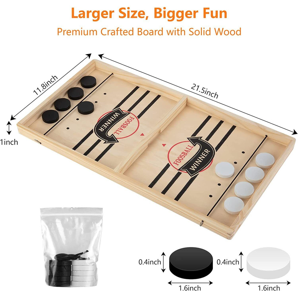 Sling Puck Game, Fast Paced Family Fun 6