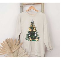 dog christmas tree, merry dogmas, christmas dog sweater, dog jumper sweater, dog mom gift, gifts for dog lovers