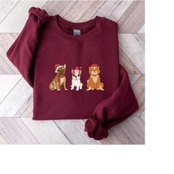 dog christmas sweater, merry dogmas, christmas dog sweater, dog jumper sweater, dog mom gift, gifts for dog lovers