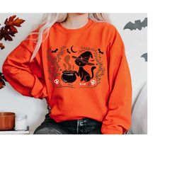 halloween cat sweatshirt, fall sweatshirt pumpkin sweatshirt, black cat halloween, cute cat sweater, black cat sweatshir