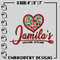 Jamila Logo embroidery design