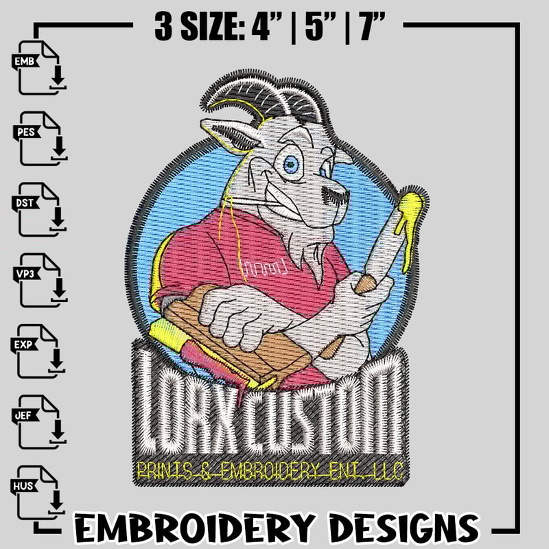 LORX Prints Logo embroidery design