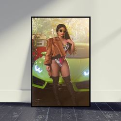 Nicki Minaj Music Poster Wall Art, Room Decor, Home Decor, Art Poster For Gift