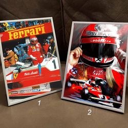 Niki Lauda Ferrari F1 Poster, No Framed, Gift