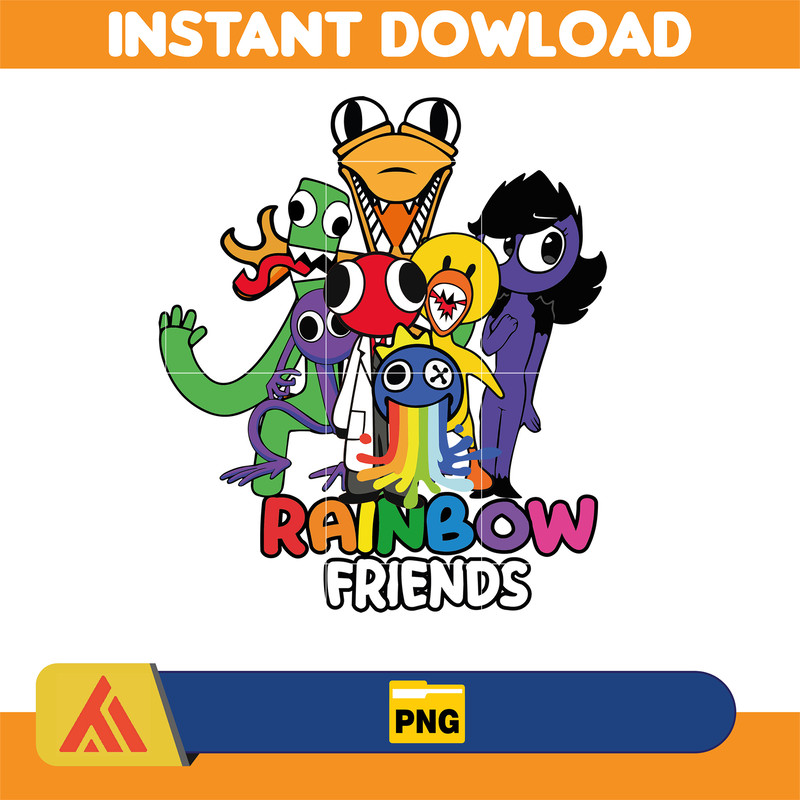 rainbow friends Clipart PNG, Blue PNG, Rainbow friends png, Rainbow blue red orange green Premium Png, Doors Clipart png (5).jpg