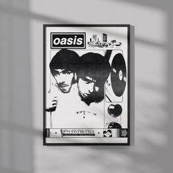 Oasis Poster  Music Poster  Wall Art  Wall Decor