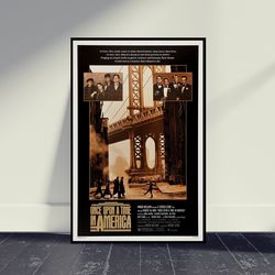 Once Upon a Time in America Movie Poster, Wall Art, Room Decor, Home Decor, Art Poster For Gift, Living Room Decor