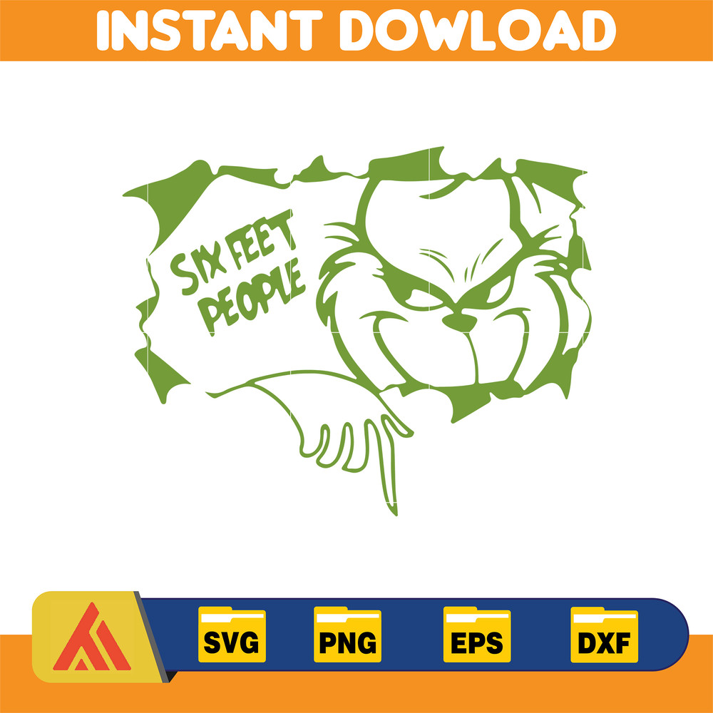 The Grinch Svg Layered Item, Clipart, Cricut, Digital Vector Cut Files, Unique Designs, Instant Download (2).jpg