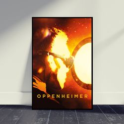 Oppenheimer Movie Poster Wall Art, Room Decor, Living Rome Decor, Art Poster For Gift, Vintage Movie Poster, Beautiful M