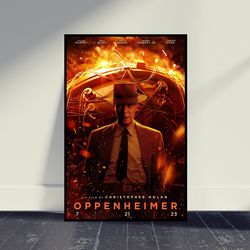 Oppenheimer Movie Poster Wall Art, Room Decor, Home Decor, Art Poster For Gift, Vintage Movie Poster, Movie Print
