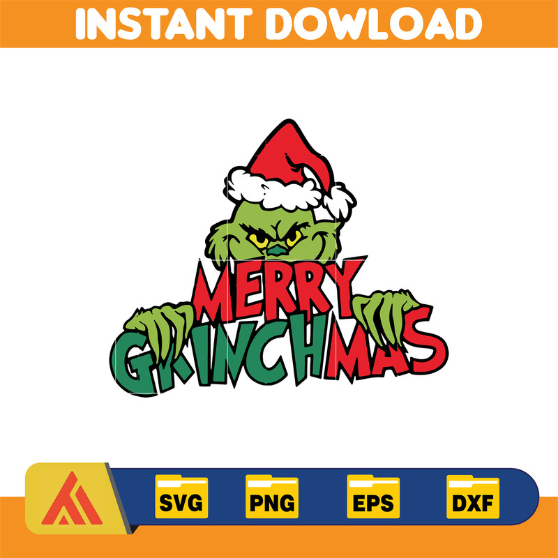 The Grinch Svg Layered Item, Clipart, Cricut, Digital Vector Cut Files, Unique Designs, Instant Download (20).jpg