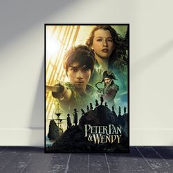 Peter Pan & Wendy 2023 Poster Movie Print, Wall Art, Room Decor, Home Decor, Art Poster For Gift, Living Room Decor