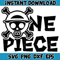 Anime Mega Pack SVG, One Piece SVG, SVG File Anime, Instant Download