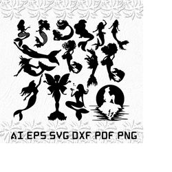 Mermaid svg, fish svg, saxy svg, marine, girl, SVG, ai, pdf, eps, svg, dxf, png