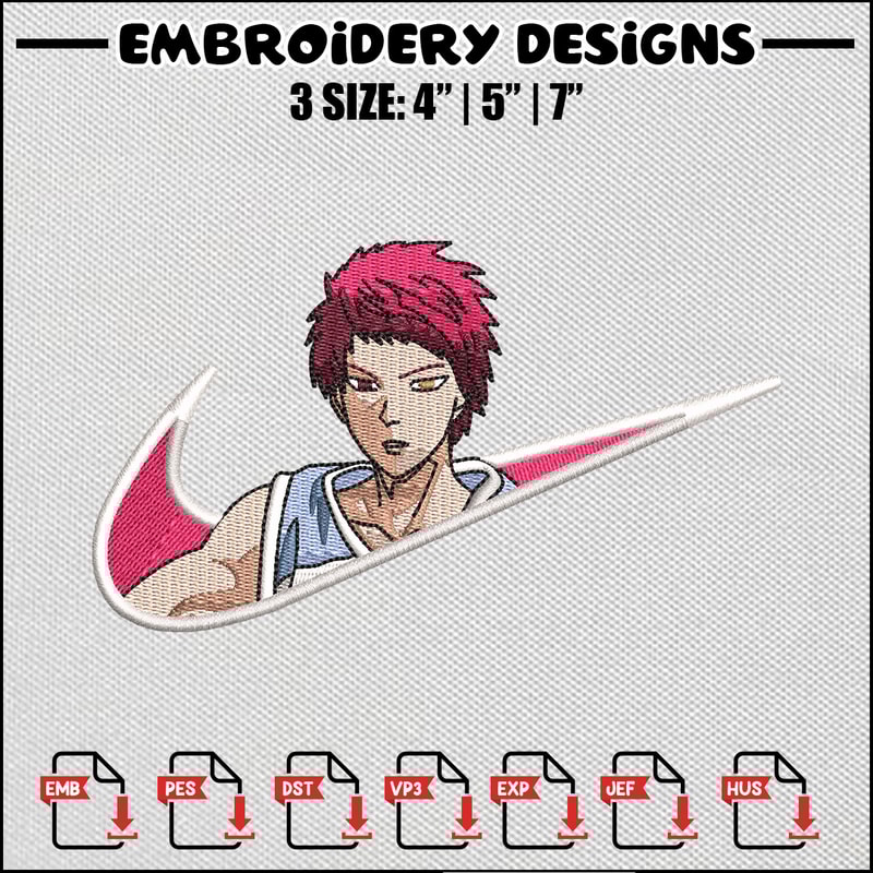 Akashi nike embroidery design