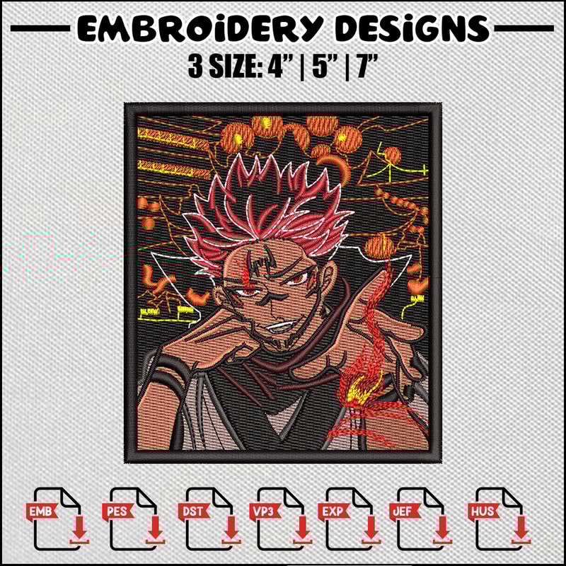 Sukuna box embroidery design