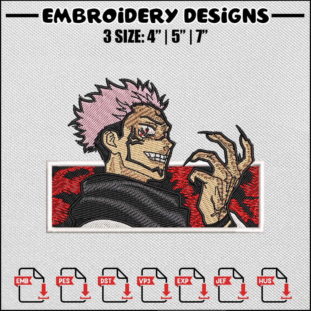 Sukuna frame embroidery design