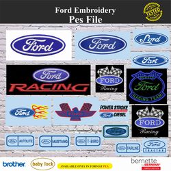 Ford Logo Embroidery Digital product - instant download