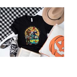 horror movie characters shirt,friends horror movie shirts,horror halloween characters t-shirt,halloween friends t-shirt,