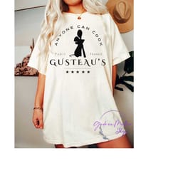 vintage ratatouille comfort color shirt, anyone can cook shirt, mouse chef shirt, epcot shirt, gusteaus shirt