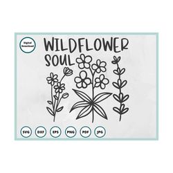 wildflower svg | wildflowers svg | garden svg | spring svg | wildflower soul svg | wildflower png | summer svg | popular