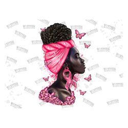 black woman breast cancer png,black breast cancer warrior png printable, breast cancer awareness png, black girl magic p