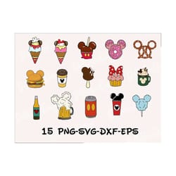 mickey snack svg, mickey mouse silhouette png, cartoon character cut file dxf, cricut,