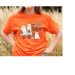 The Boo Crew Halloween Tshirt,Spooky Season Shirt,Halloween Gift Shirt,Spooky Season Tee,Halloween Family Matching Shirt