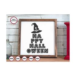 happy halloween svg | witch svg | spooky svg | halloween clipart | halloween sign svg | spooky season svg | diy hallowee