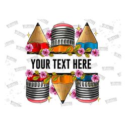 custom name pencil png sublimation design download, personalized pencil png, back to school png, pencil png, sublimate d