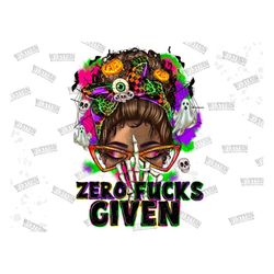 afro messy bun zero f*cks given png sublimation design download, black woman png, skeleton middle finger png, sublimate
