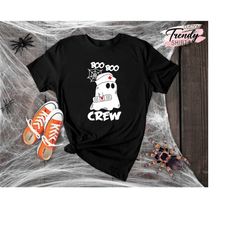 Halloween Nurse Shirt, Boo Crew Shirt, Halloween Gifts for Nurse, Funny Halloween Shirt, Nurse Gift for Women, Spooky Nu