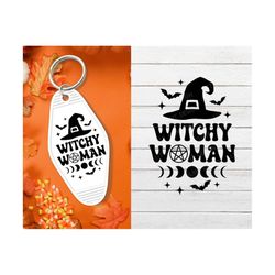 witchy woman svg, halloween keychain, retro motel keychain svg, halloween keychain, svg files for cricut
