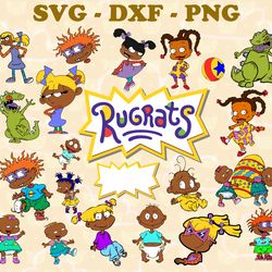 american baby svg, bundles rugrats svg, png,dxf, pdf, jpg...