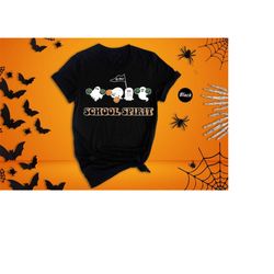 school spirit halloween shirt, school spirit shirt, ghost school spirit shirt, school spirit halloween tee, cheerleader