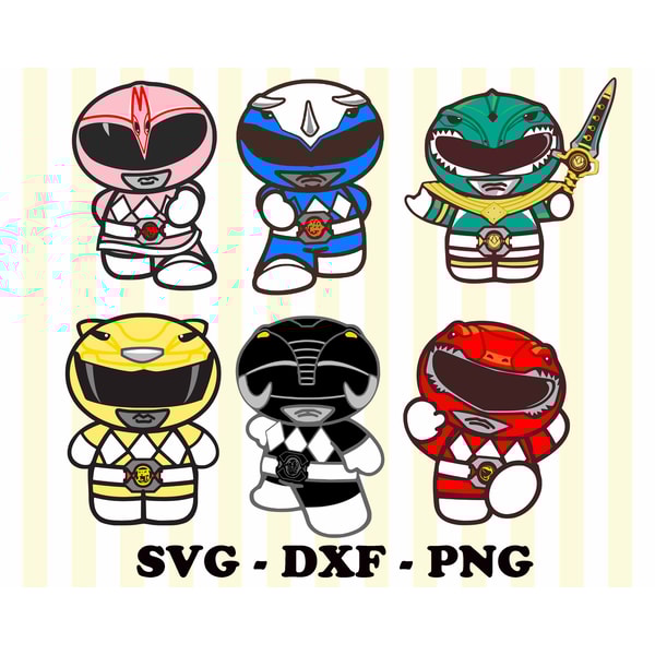 Power Ranger Baby SVG, Bundles Power Ranger SVG, PNG,DXF, PD | Inspire ...