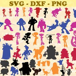 toy story svg, bundles toy story svg, png,dxf, pdf, jpg...