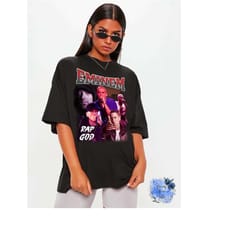 vintage wash eminem t-shirt, vintage eminem oversized t-shirt, retro 90s rap hip hop rapper graphic tee, eminem rapper u