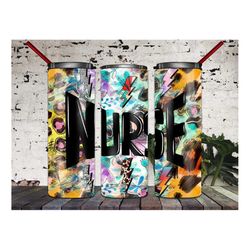 nurse tumbler png, country tumbler, nurse png, nurse design, lightning,20 oz. skinny tumbler wrap sublimation,tumbler de