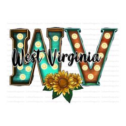 west virginia sublimation design png, west virginia png, western png, map png, west virginia png files for cricut, sunfl