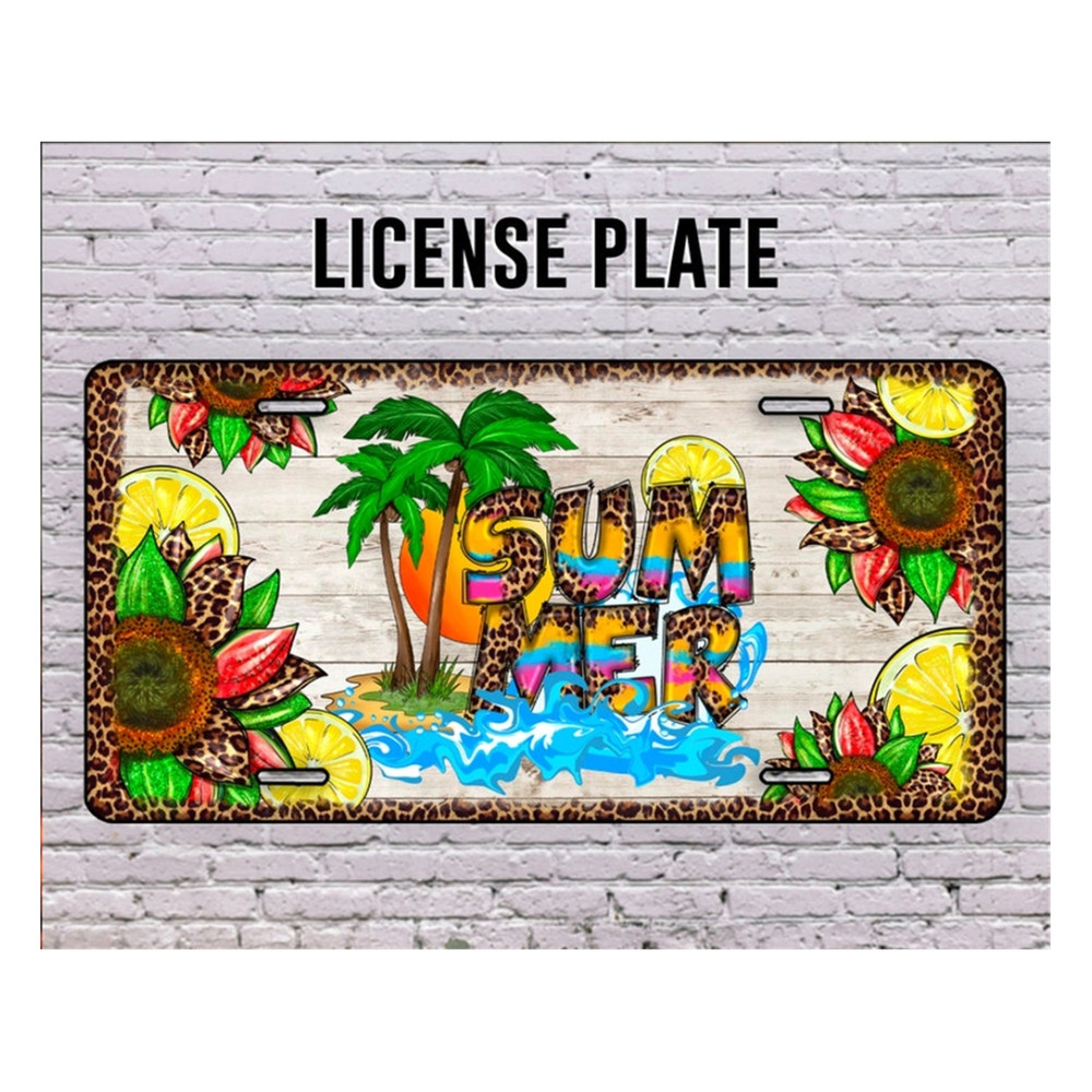 MR-2992023135726-summer-sunflower-beach-license-plate-beach-design-license-image-1.jpg